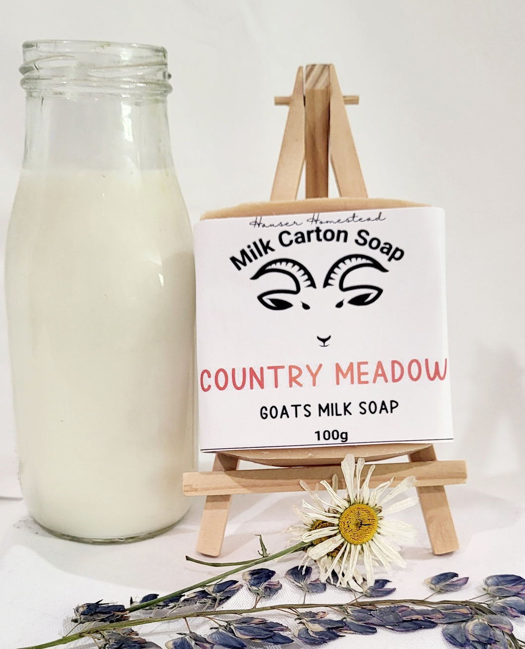 Milk Carton Soap - Country Meadow