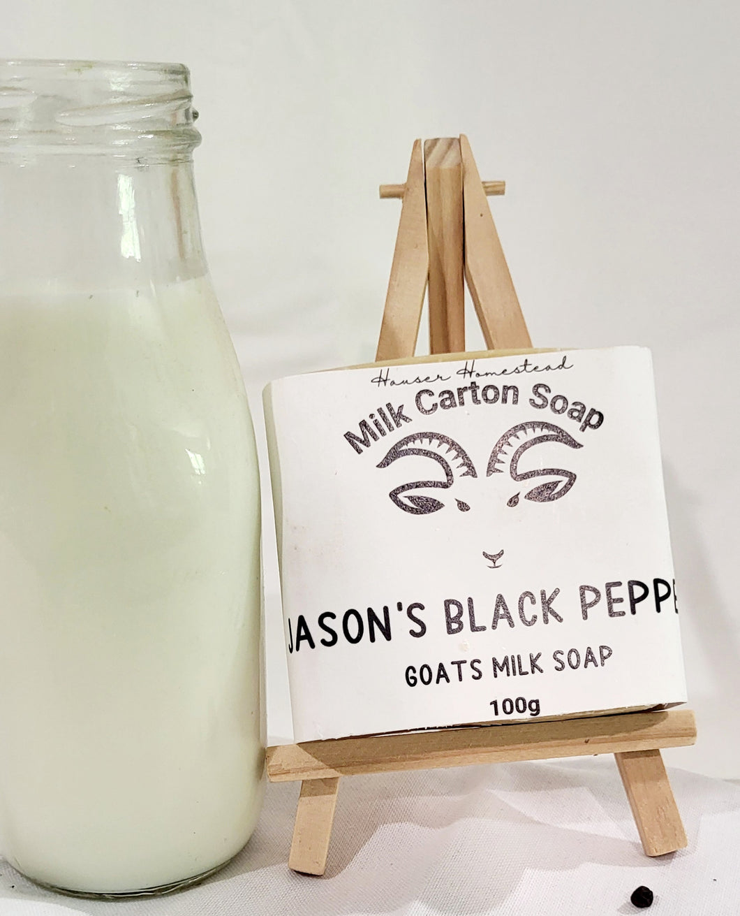 Milk Carton Soap - Jason's Black Pepper