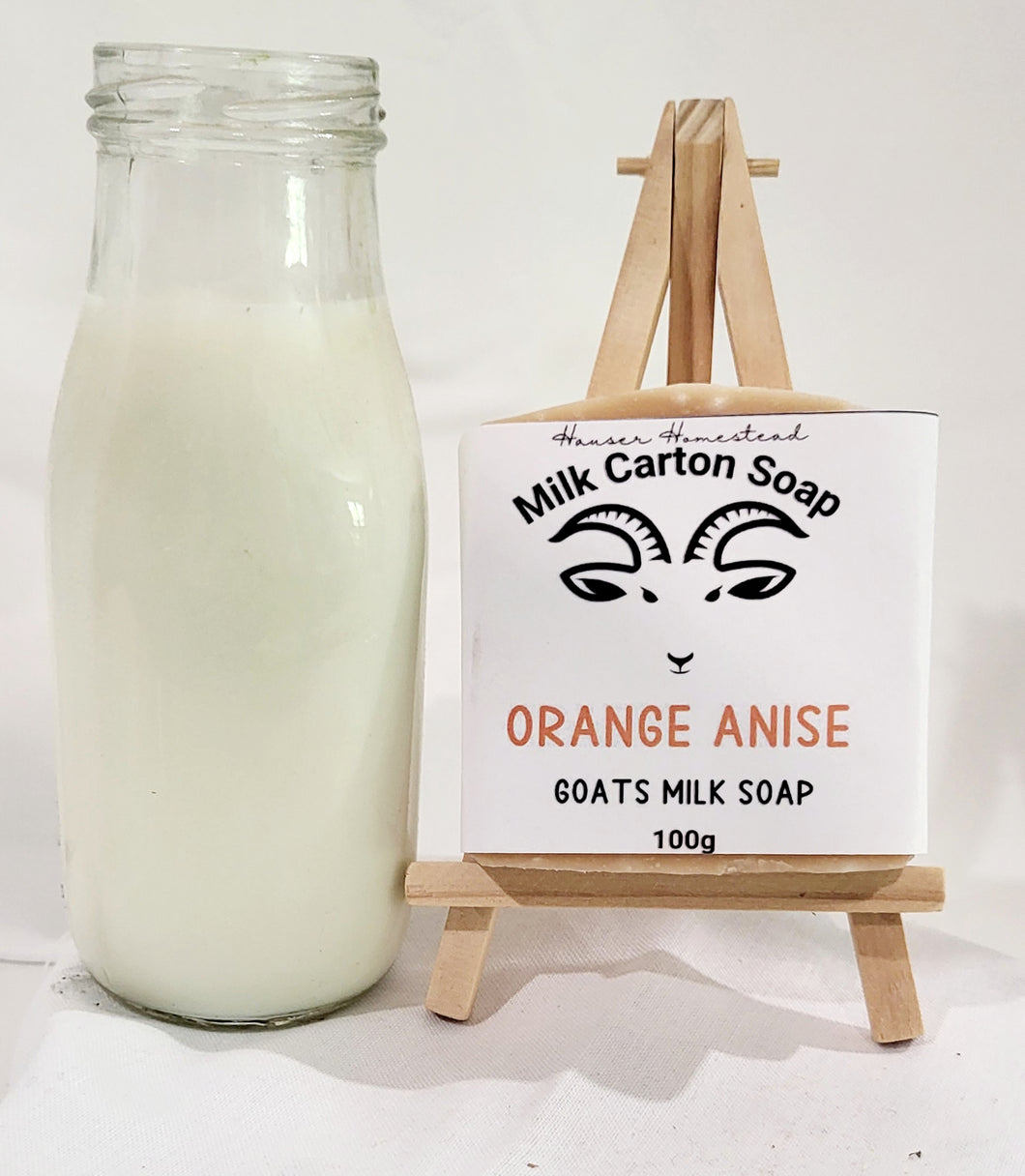 Milk Carton Soap - Orange Anise