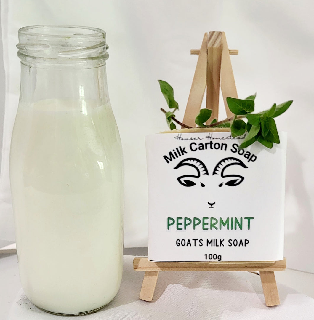 Milk Carton Soap - Peppermint