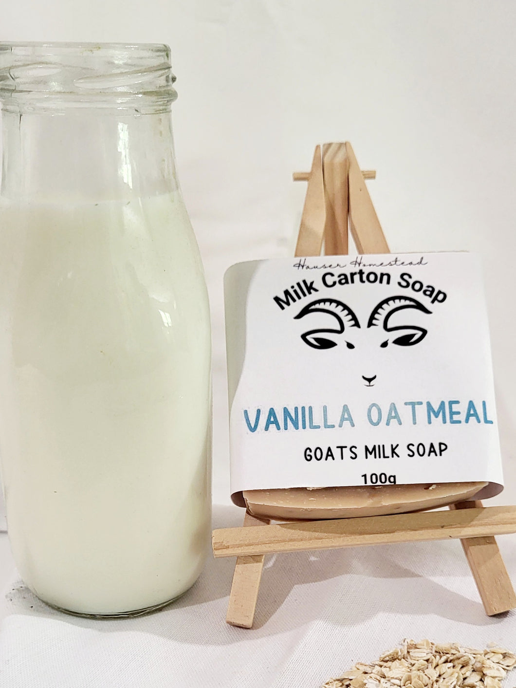 Milk Carton Soap - Vanilla Oatmeal