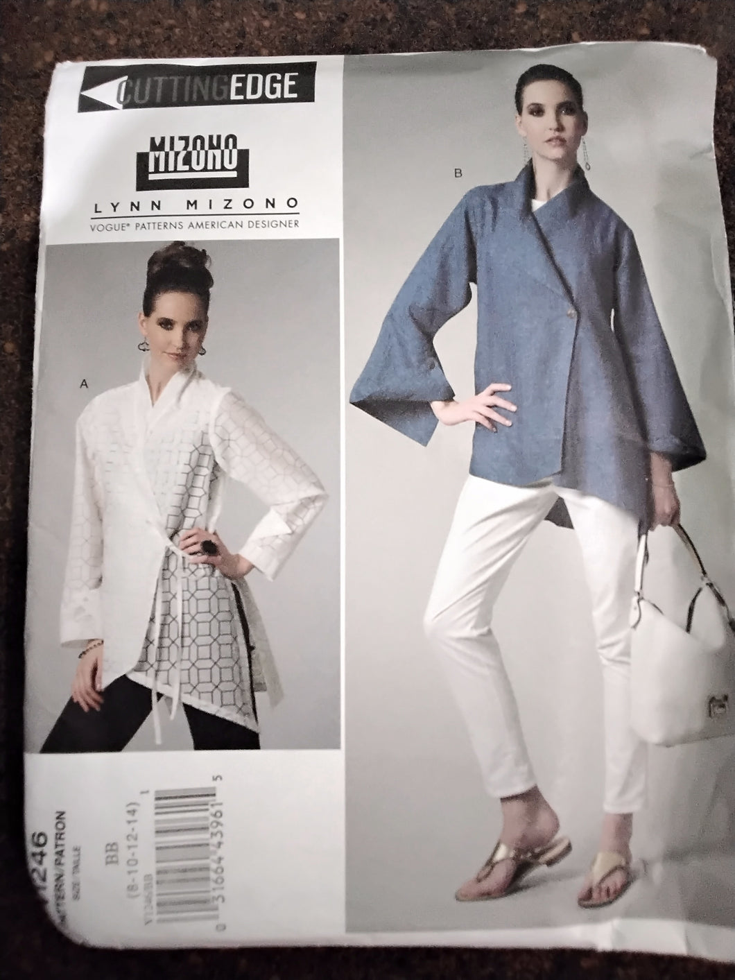 Misses Shirt Sewing Pattern - Size BB 8-10-12-14 - Vogue #V1246