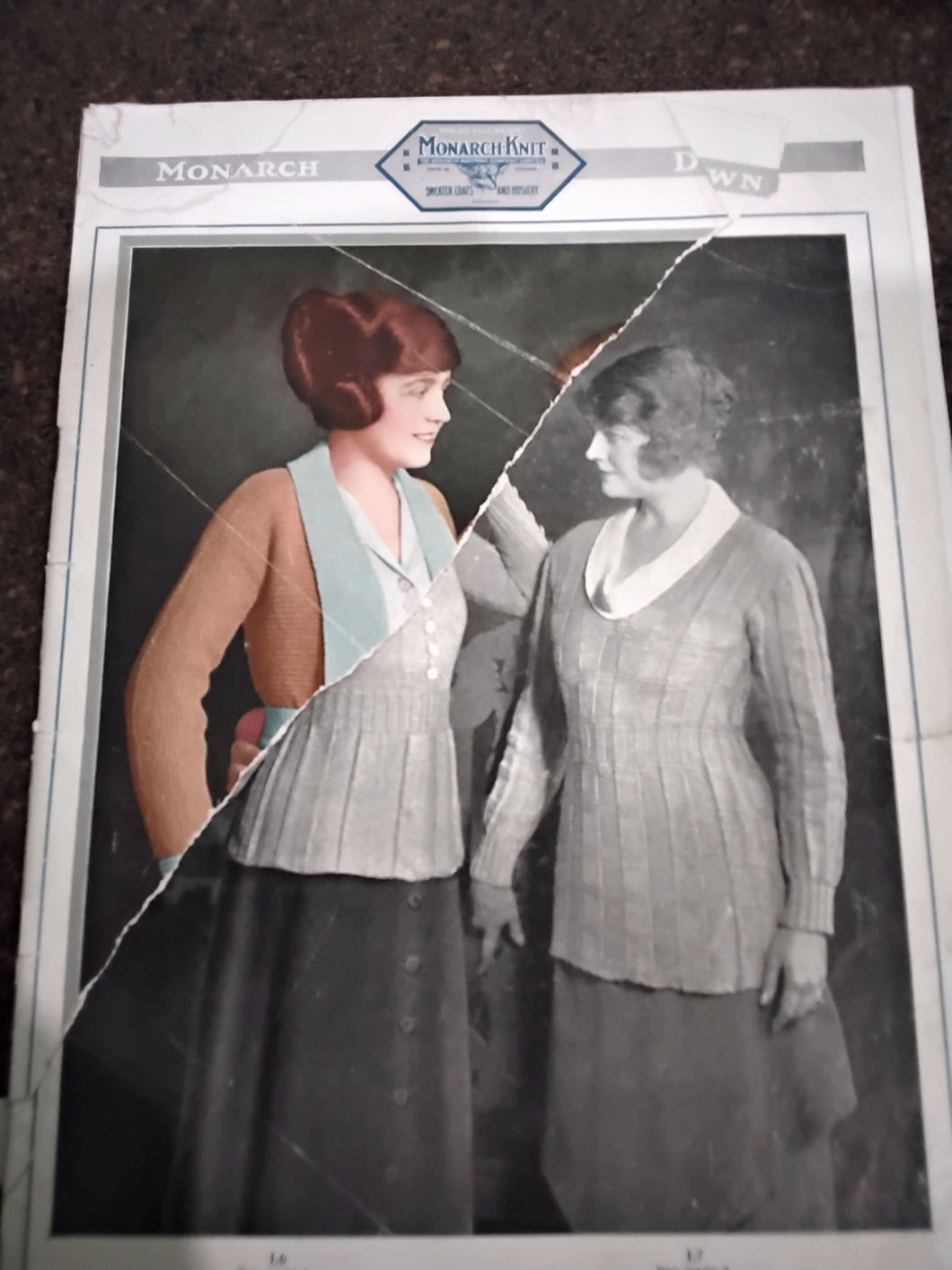 Vintage Knitting Pattern Magazine - Circa 1920s - Monarch Knit