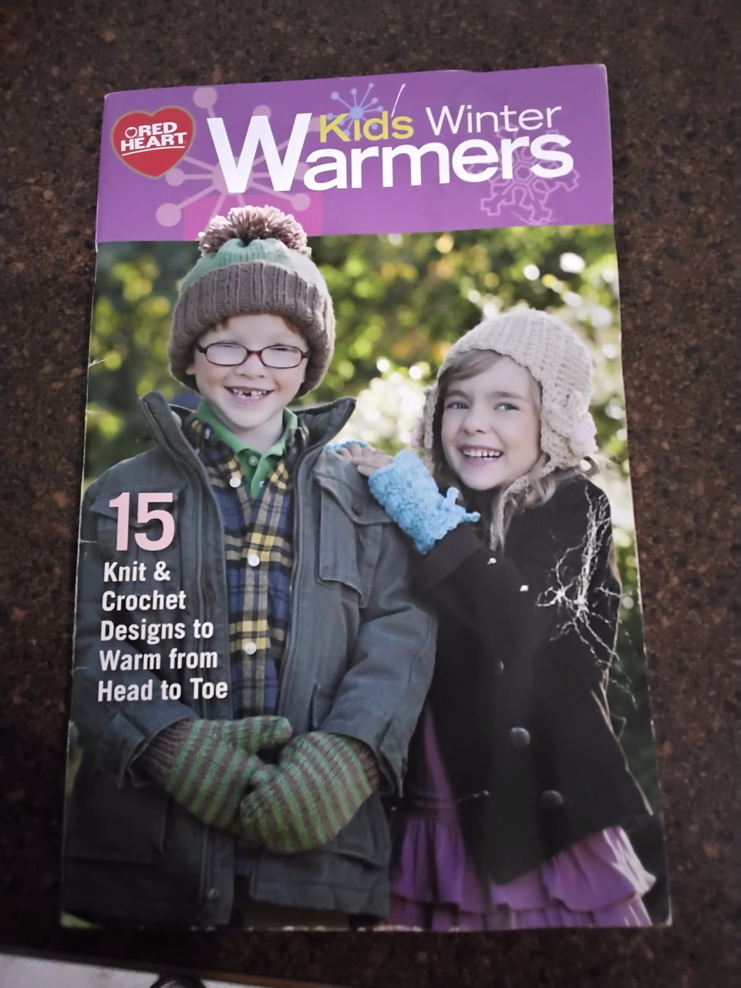 Children's Winter Warmers Knitting Pattern Book  - Red Heart