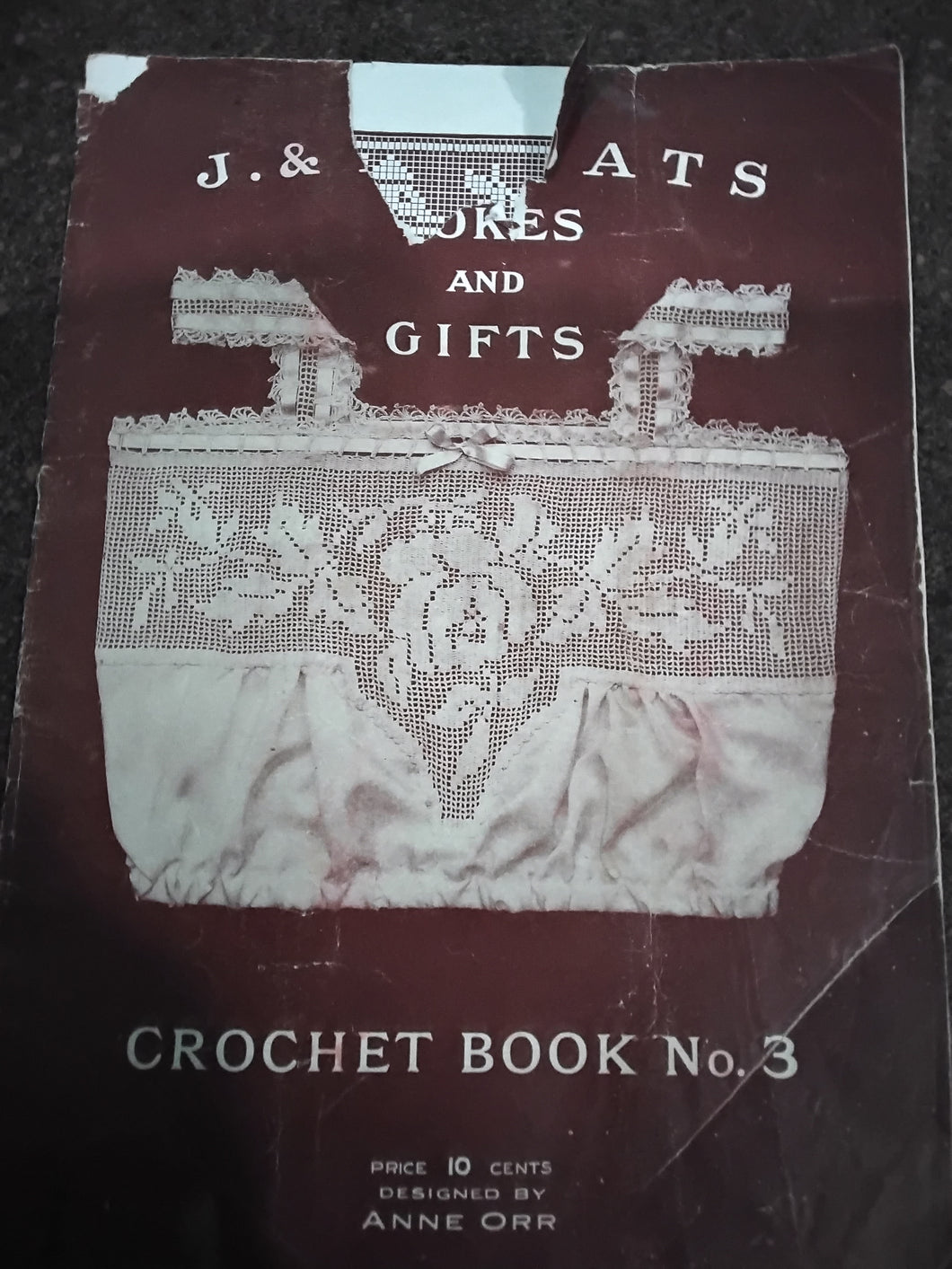 Vintage Crochet Pattern Book - Circa 1919 - J & P Coats #3