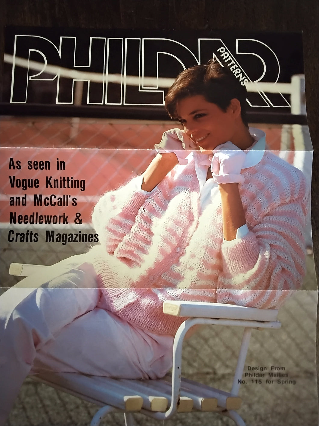 Vintage Cardigan Knitting Pattern - Sizes - 10/12 - Phildar #115